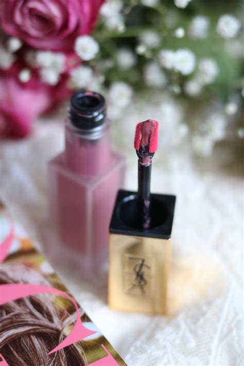 YSL Tatouage Couture Matte Lip Stain 11 Rose Illicite Review